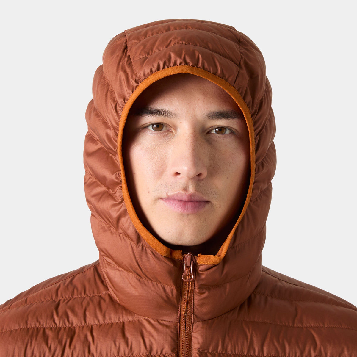 SIRDAL HOODED INSULATOR, IRON OXIDE, XXL