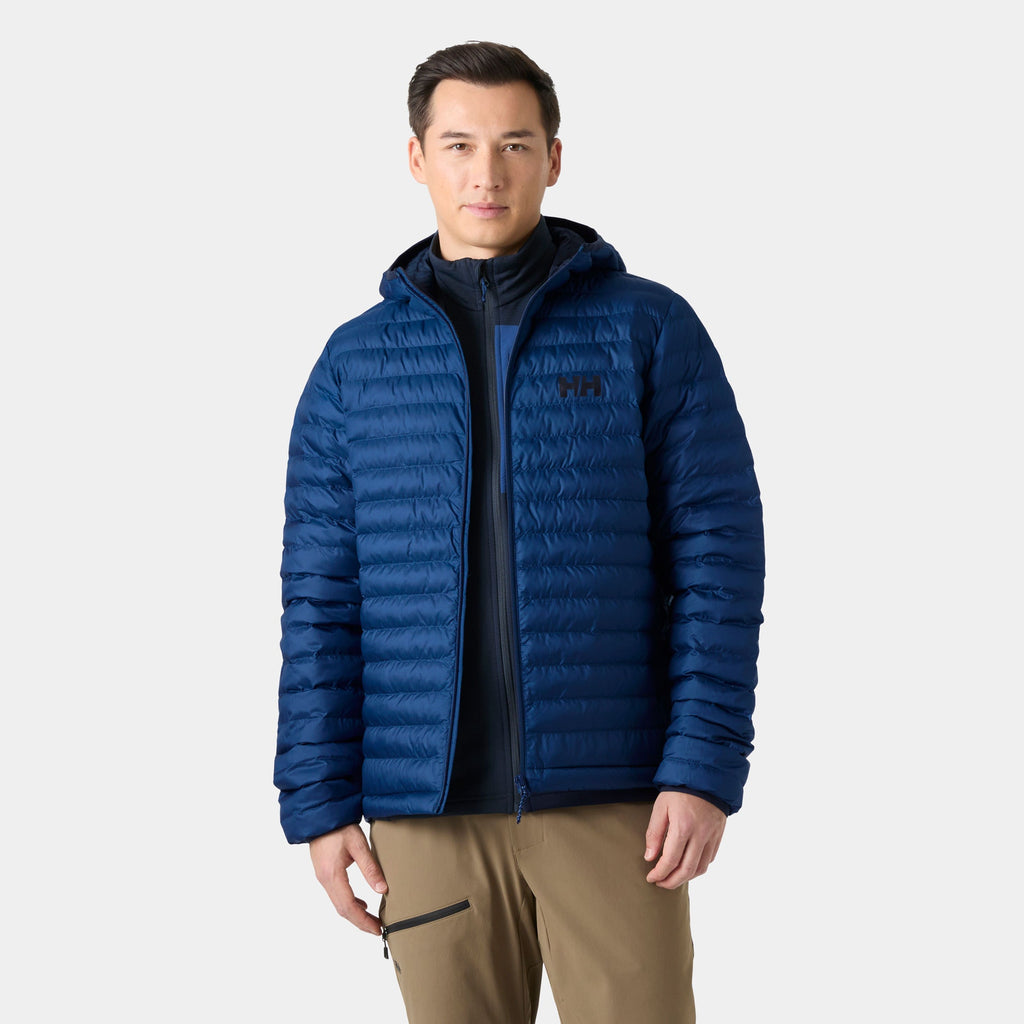 SIRDAL HOODED INSULATOR, DARK BLUE, XXL