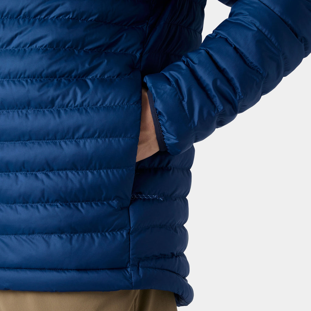 SIRDAL HOODED INSULATOR, DARK BLUE, XXL