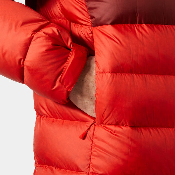 GLACIER DOWN JACKET, ALERT RED/, XXL