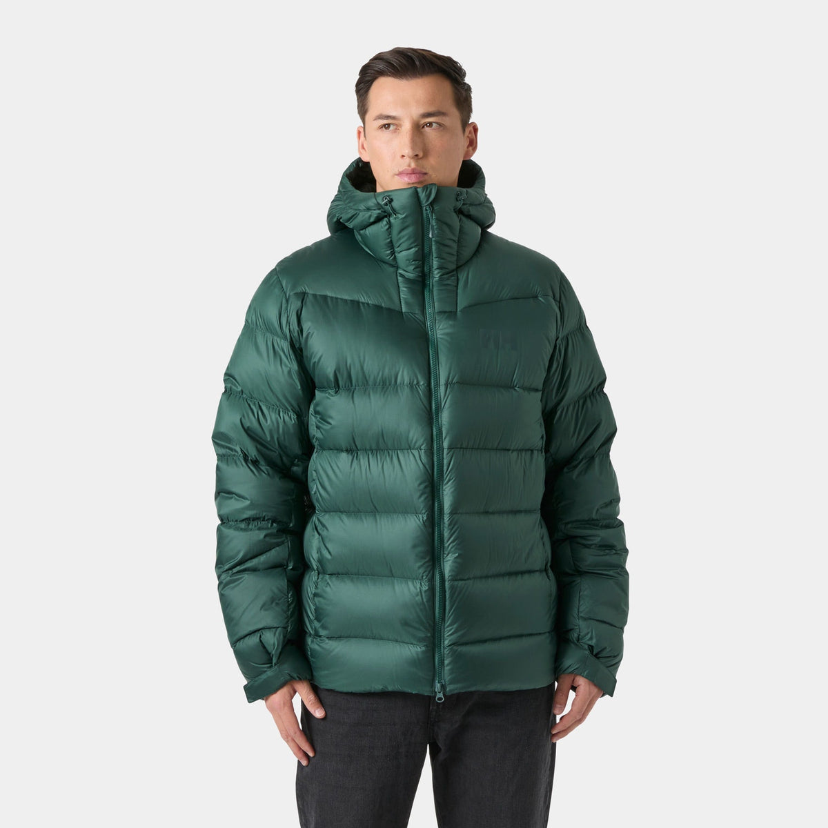 GLACIER DOWN JACKET, JUNGLE GREE, XXL