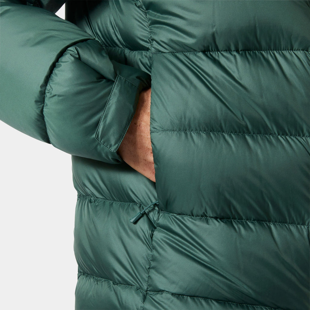 GLACIER DOWN JACKET, JUNGLE GREE, XXL