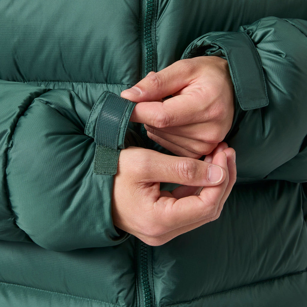 GLACIER DOWN JACKET, JUNGLE GREE, XXL
