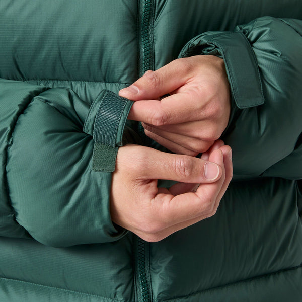 GLACIER DOWN JACKET, JUNGLE GREE, XXL