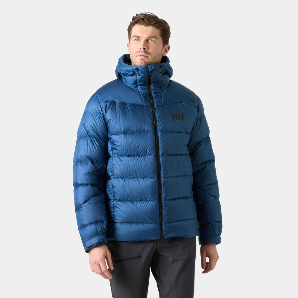 GLACIER DOWN JACKET, DARK BLUE, XXL