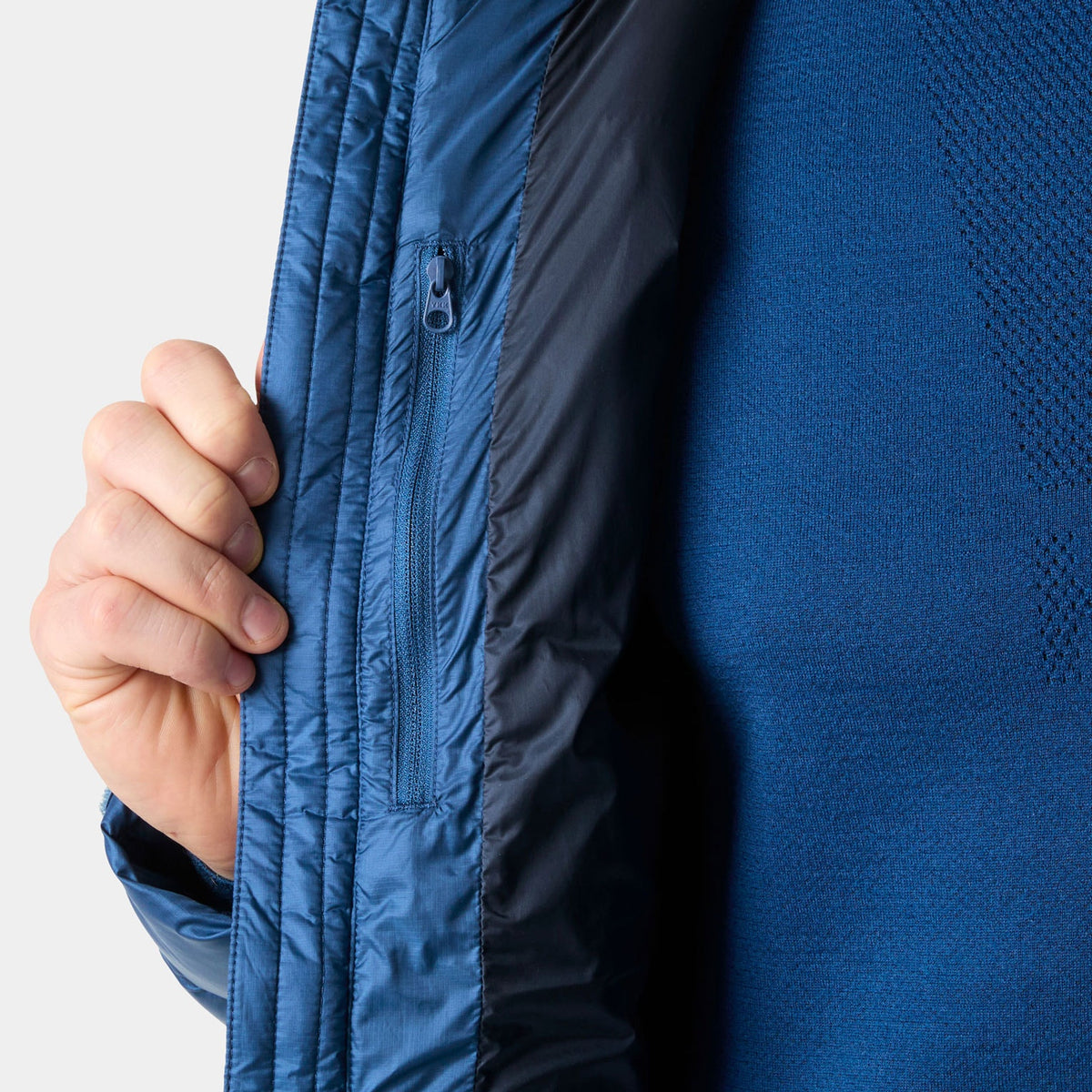 GLACIER DOWN JACKET, DARK BLUE, XXL