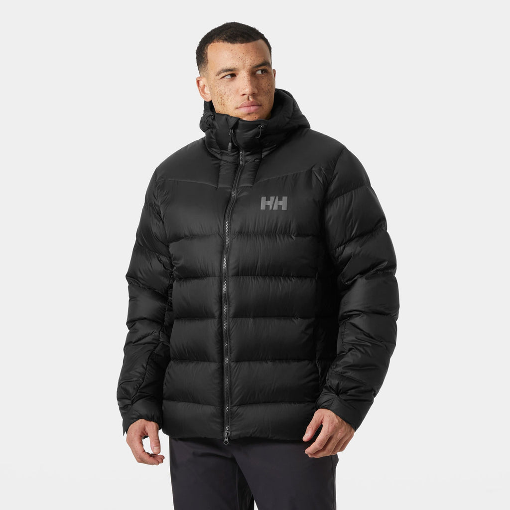 GLACIER DOWN JACKET, BLACK, XXL