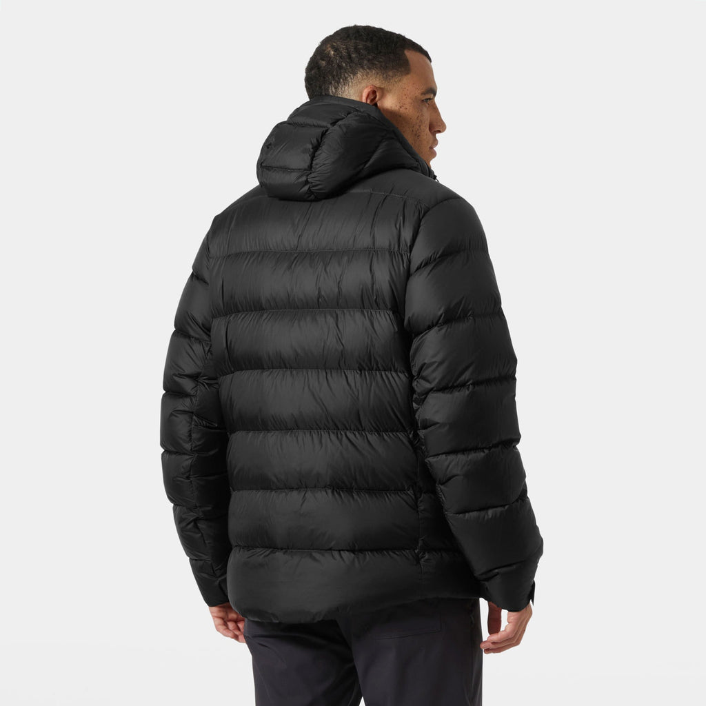 GLACIER DOWN JACKET, BLACK, XXL
