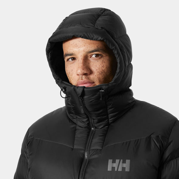 GLACIER DOWN JACKET, BLACK, XXL
