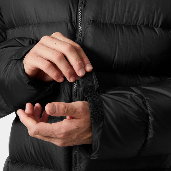 GLACIER DOWN JACKET, BLACK, XXL