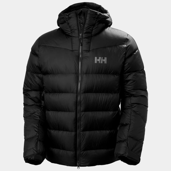 GLACIER DOWN JACKET, BLACK, XXL