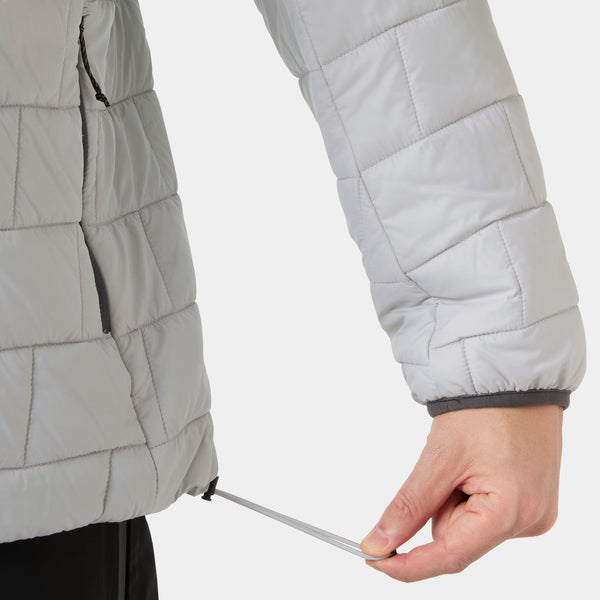 LIFALOFT HOODED INSULATOR, GREY FOG, XXL