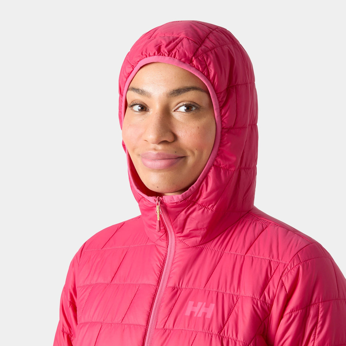 W LIFALOFT HOODED INSULATOR, CRANBERRY, L