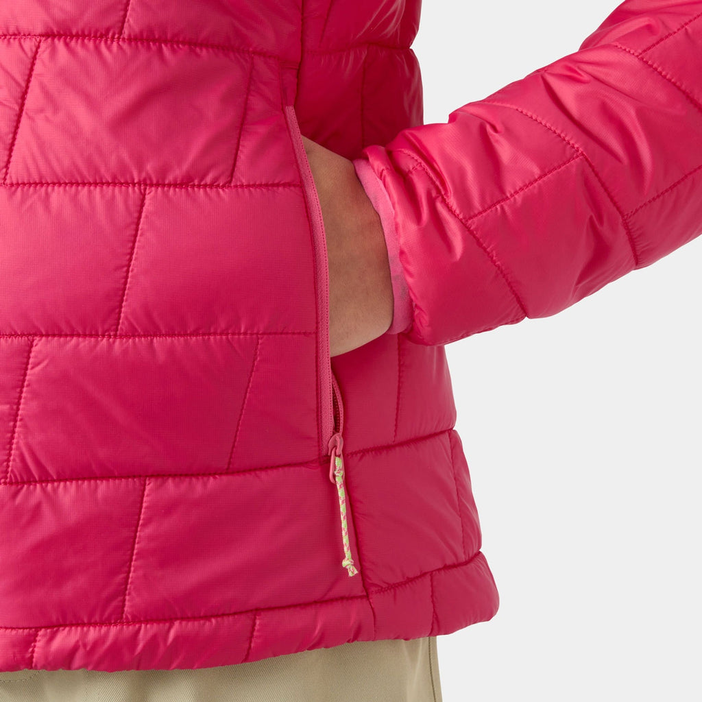 W LIFALOFT HOODED INSULATOR, CRANBERRY, L