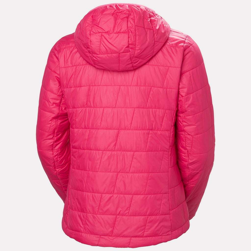 W LIFALOFT HOODED INSULATOR, CRANBERRY, L