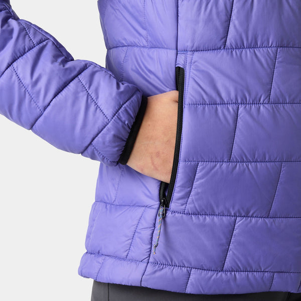 W LIFALOFT HOODED INSULATOR, ULTRA VIOLE, L