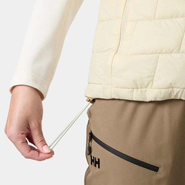 W LIFALOFT INSULATOR VEST, CREAM, L