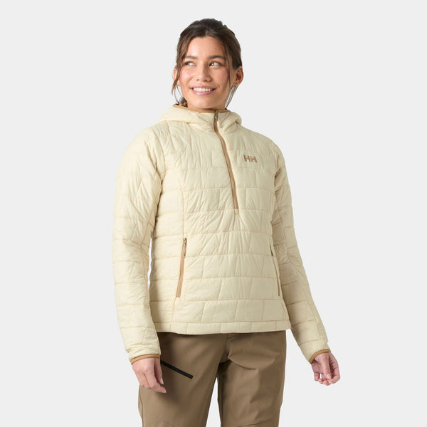 W LIFALOFT PULLOVER HOOD, CREAM, L