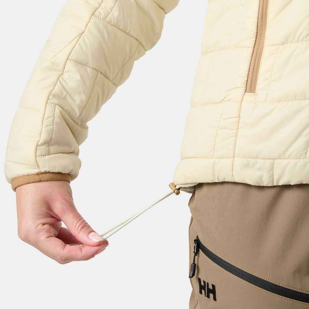 W LIFALOFT PULLOVER HOOD, CREAM, L