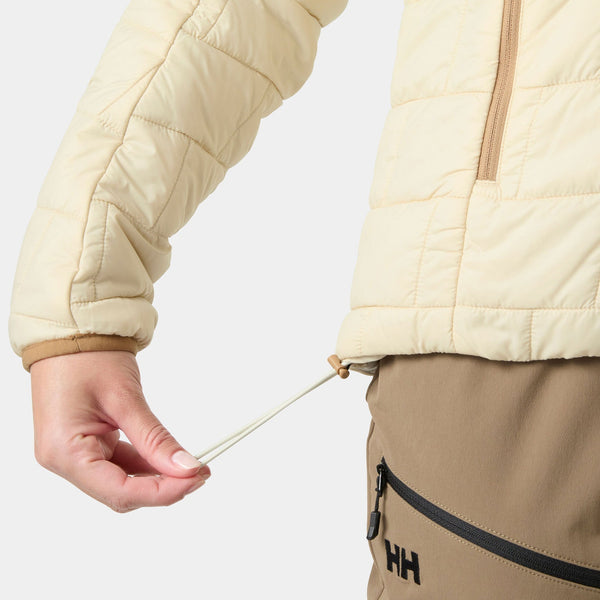 W LIFALOFT PULLOVER HOOD, CREAM, L
