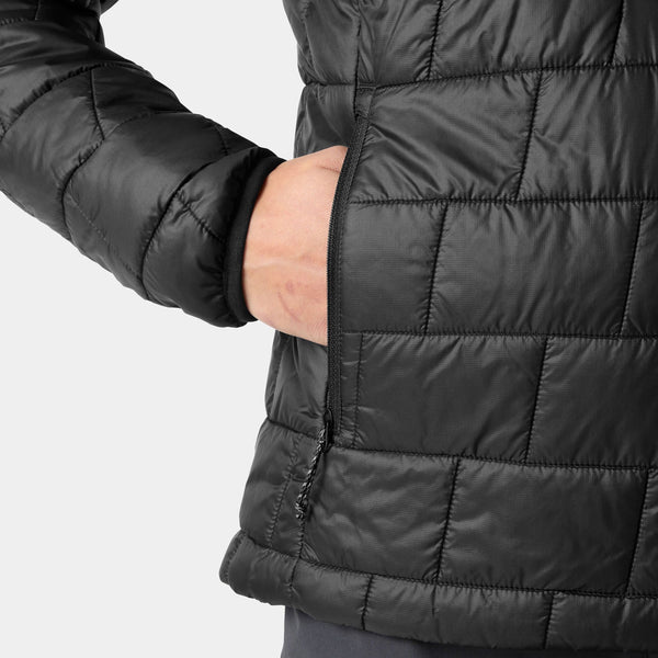 W LIFALOFT PULLOVER HOOD, BLACK, L