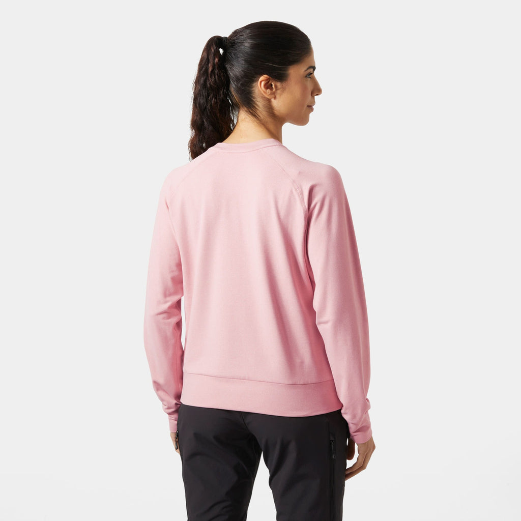 W TYRI KNIT CREW NECK, PINK SALT M, XL