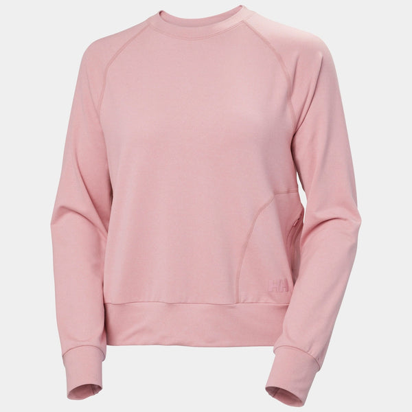 W TYRI KNIT CREW NECK, PINK SALT M, XL