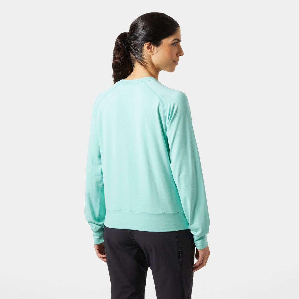 W TYRI KNIT CREW NECK, LAGOON MELA, L
