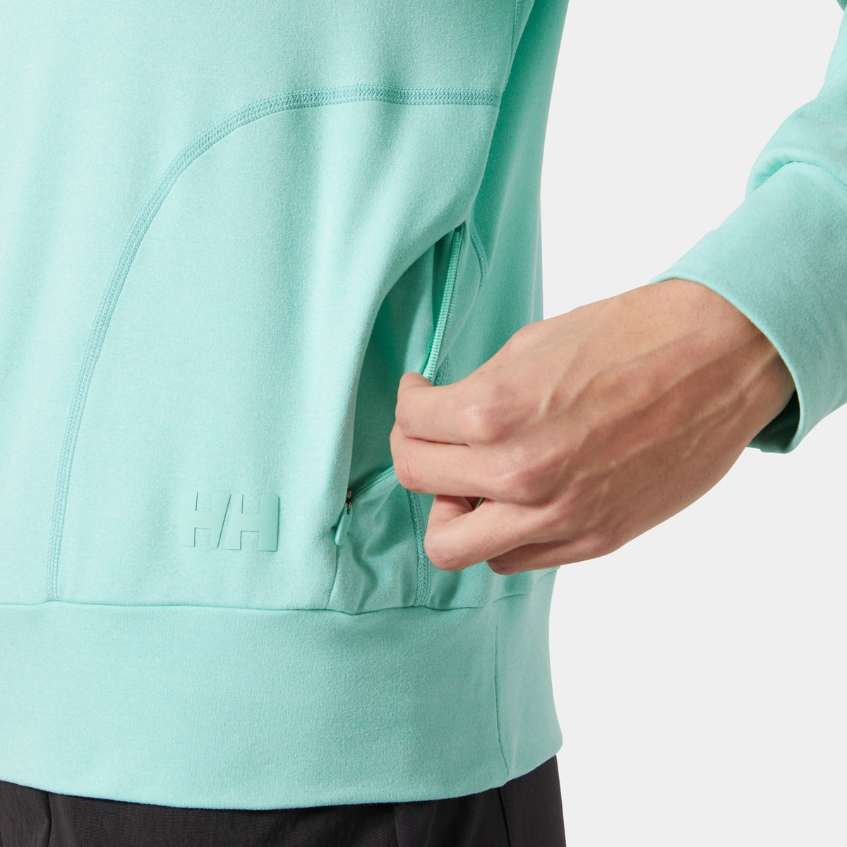 W TYRI KNIT CREW NECK, LAGOON MELA, L