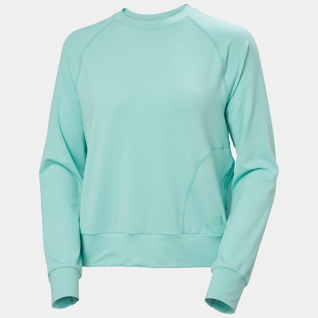 W TYRI KNIT CREW NECK, LAGOON MELA, L