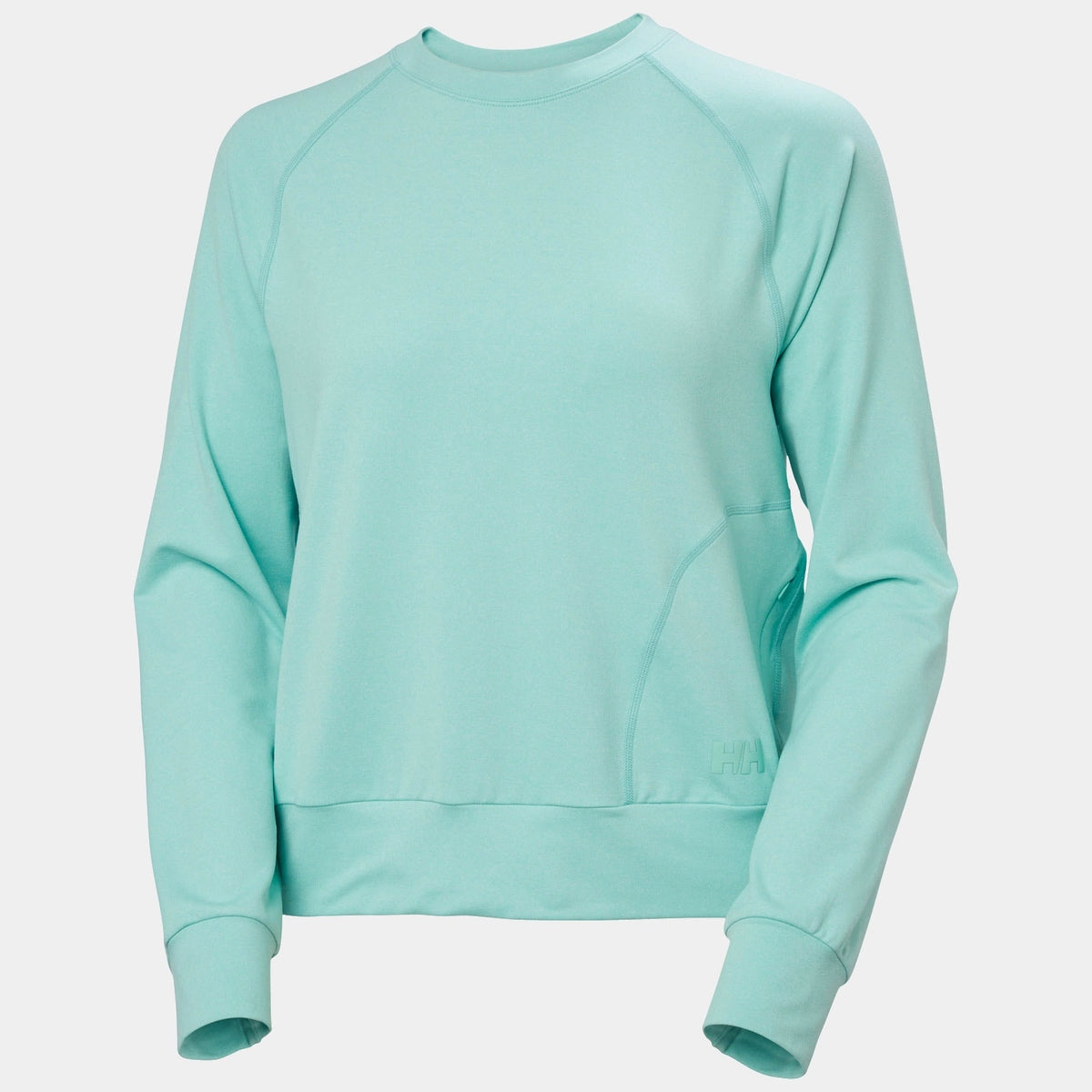 W TYRI KNIT CREW NECK, LAGOON MELA, L