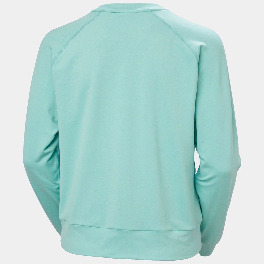 W TYRI KNIT CREW NECK, LAGOON MELA, L