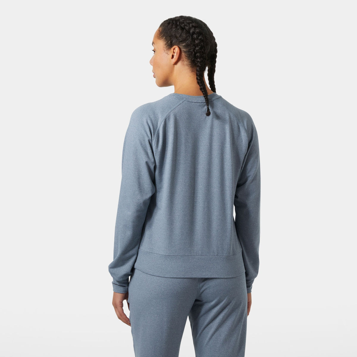 W TYRI KNIT CREW NECK, WASHED NAVY, L