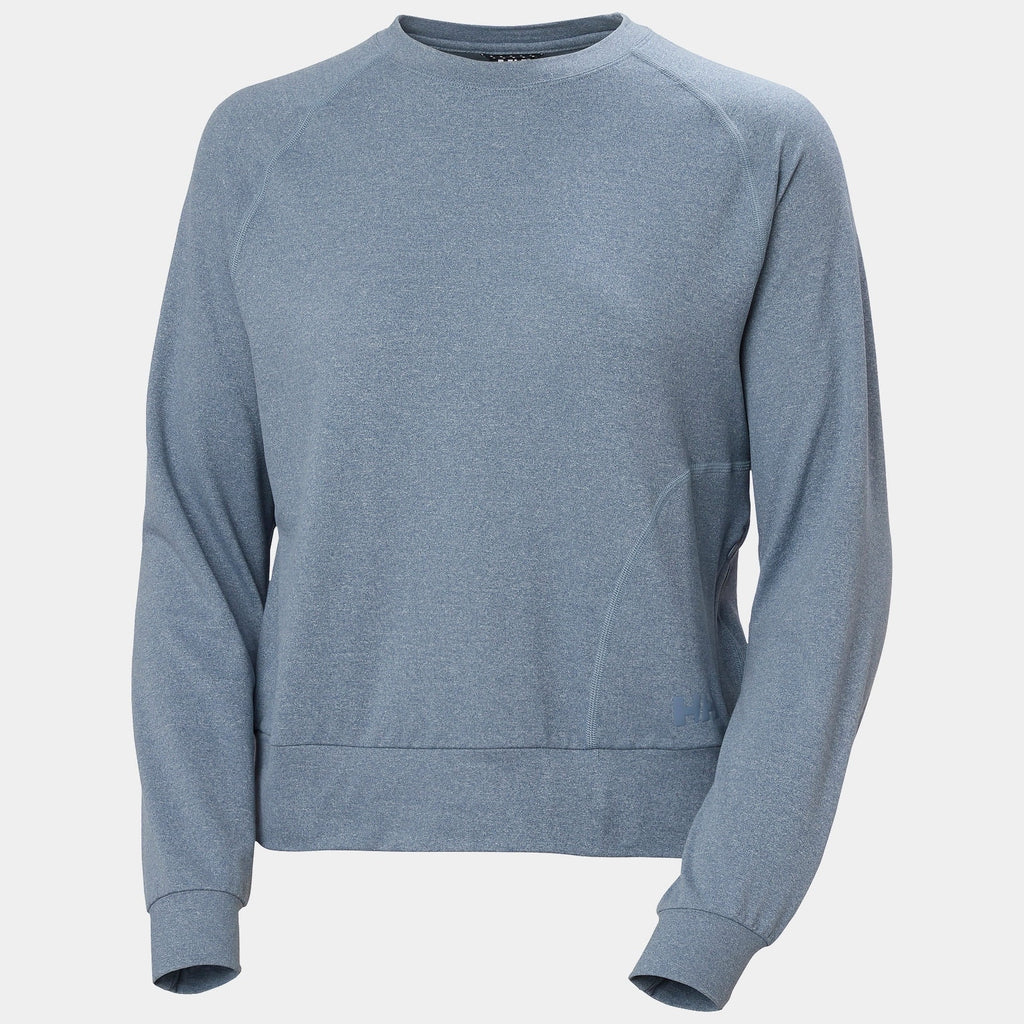 W TYRI KNIT CREW NECK, WASHED NAVY, L