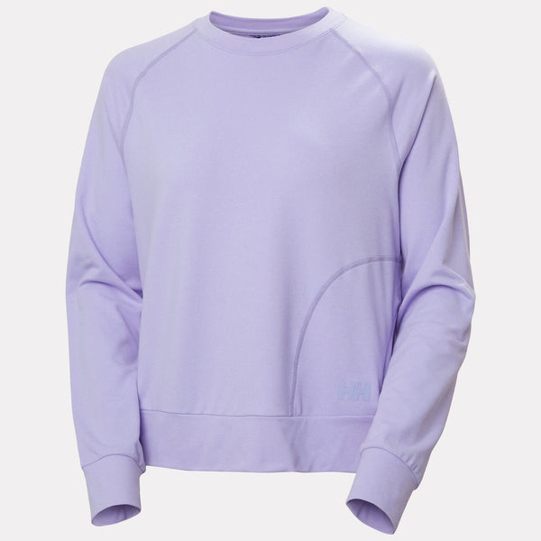 W TYRI KNIT CREW NECK, BRIGHT LAVE, L