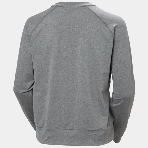 W TYRI KNIT CREW NECK, EBONY MELAN, L