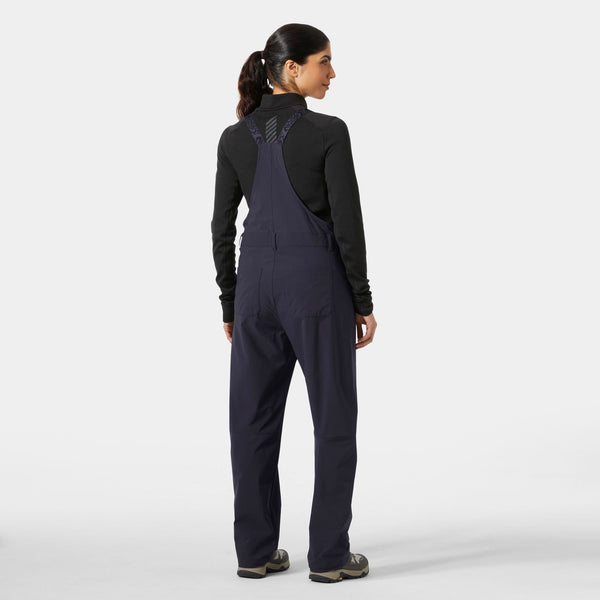 W AWE SOFTSHELL  OVERALLS, BLACK GRAPE, XS