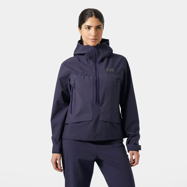 W AWE 25L SHELL ANORAK, BLACK GRAPE, XS