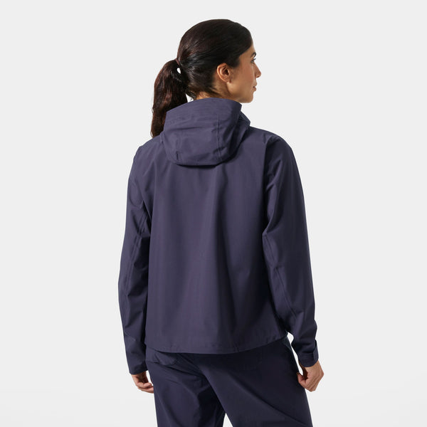 W AWE 25L SHELL ANORAK, BLACK GRAPE, XS