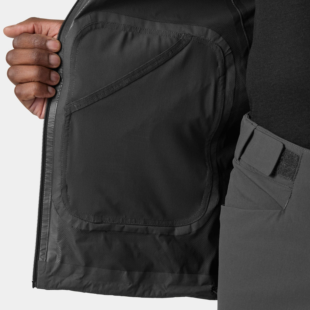 ODIN INFINITY MINIMALIST JKT, EBONY, XXL
