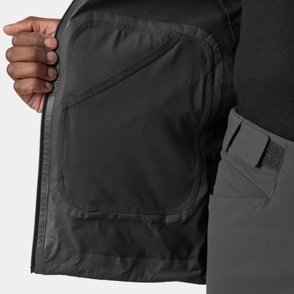 ODIN INFINITY MINIMALIST JKT, EBONY, XXL