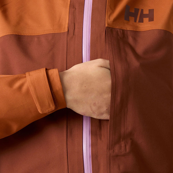 W VERGLAS BC SHELL JACKET, GINGER BISC, L