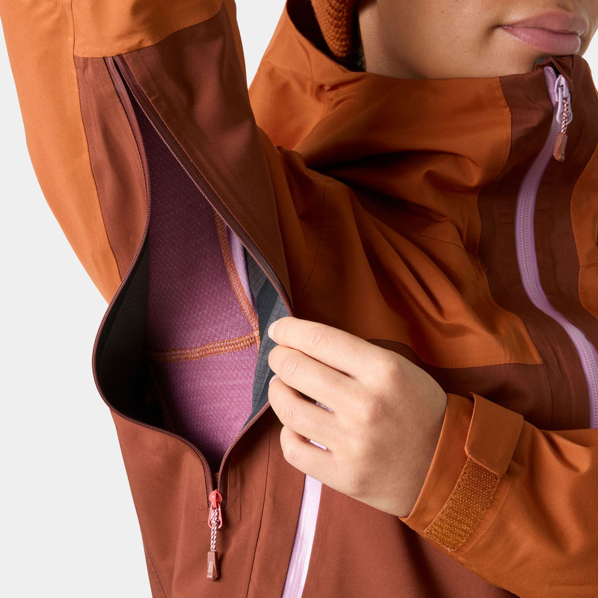 W VERGLAS BC SHELL JACKET, GINGER BISC, L