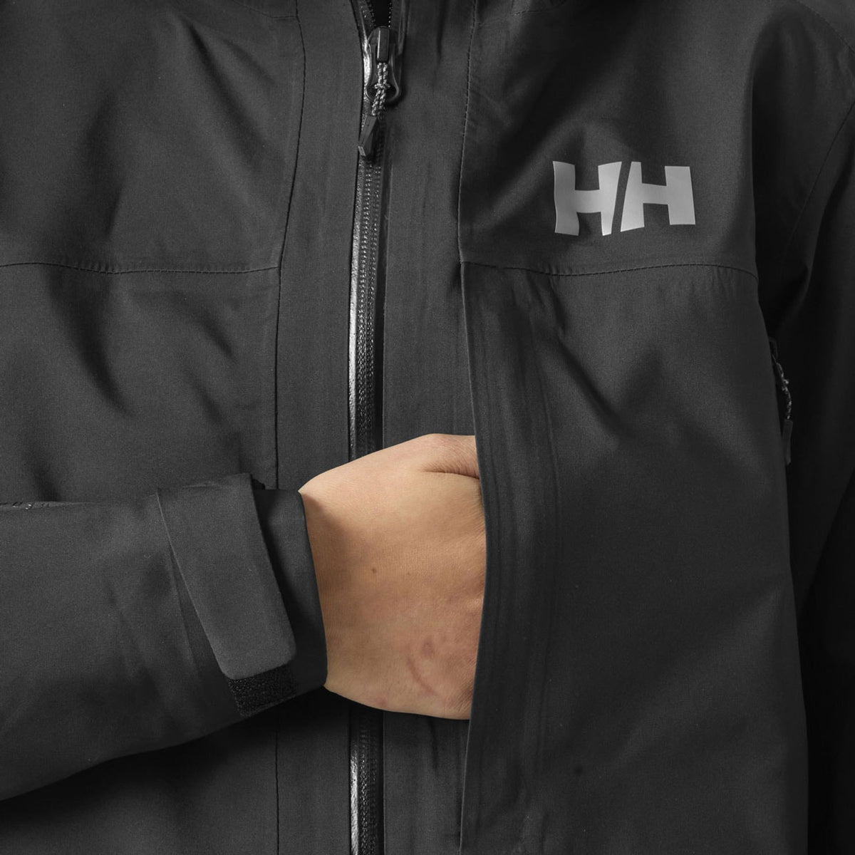 W VERGLAS BC SHELL JACKET, BLACK, L