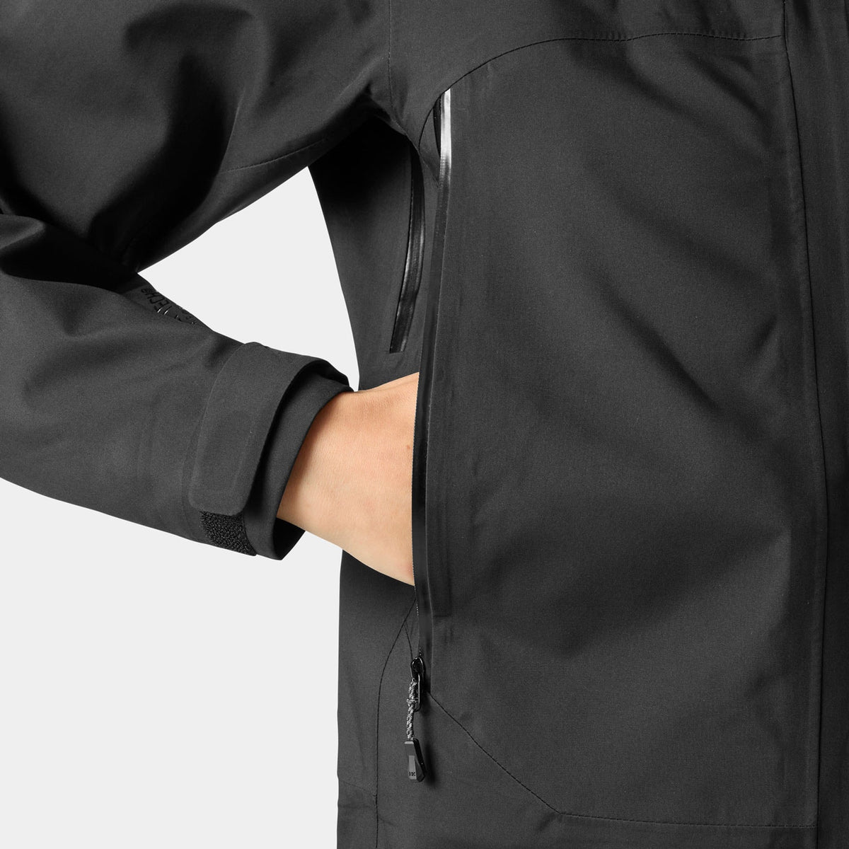 W VERGLAS BC SHELL JACKET, BLACK, L