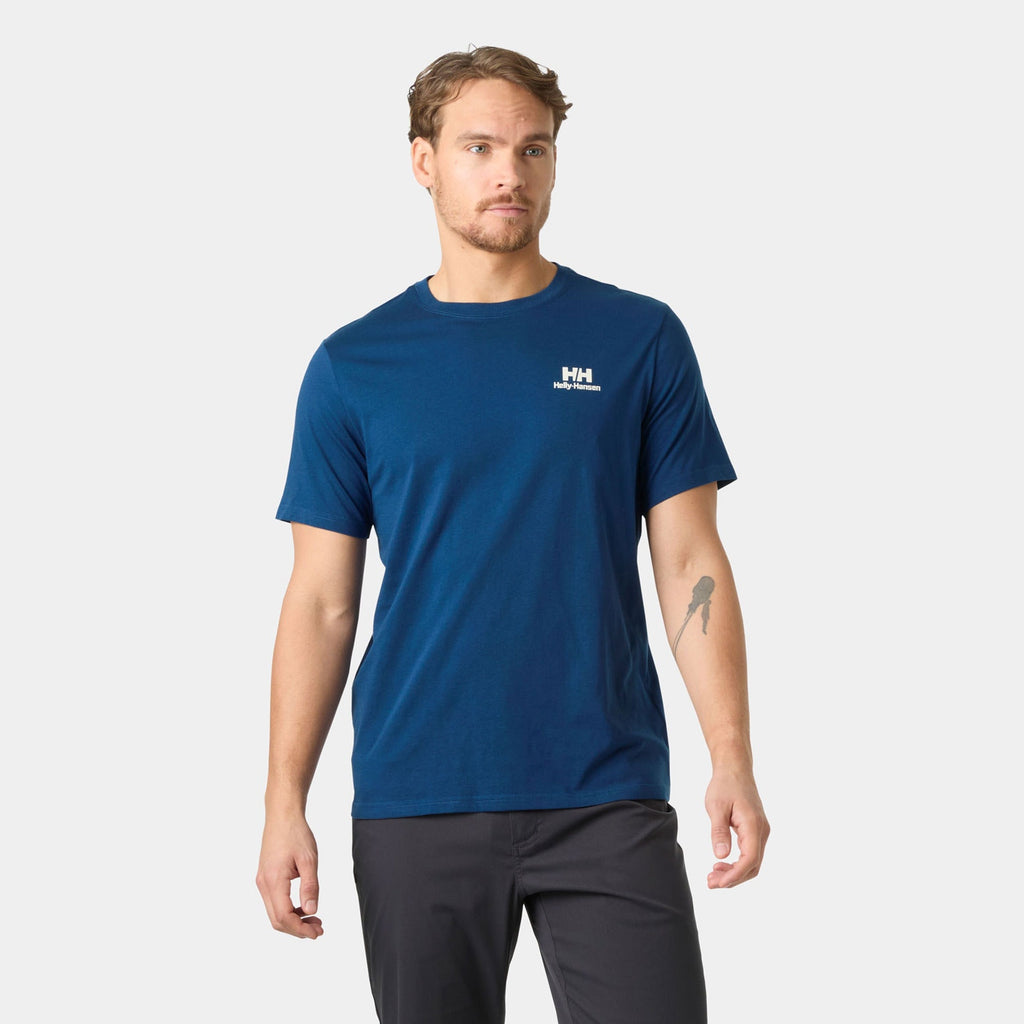 NORD GRAPHIC TSHIRT, DARK BLUE, XXL