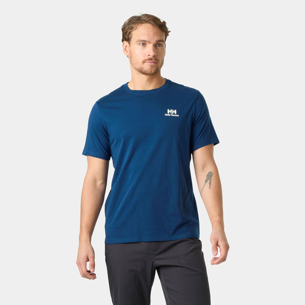 NORD GRAPHIC TSHIRT, DARK BLUE, XXL
