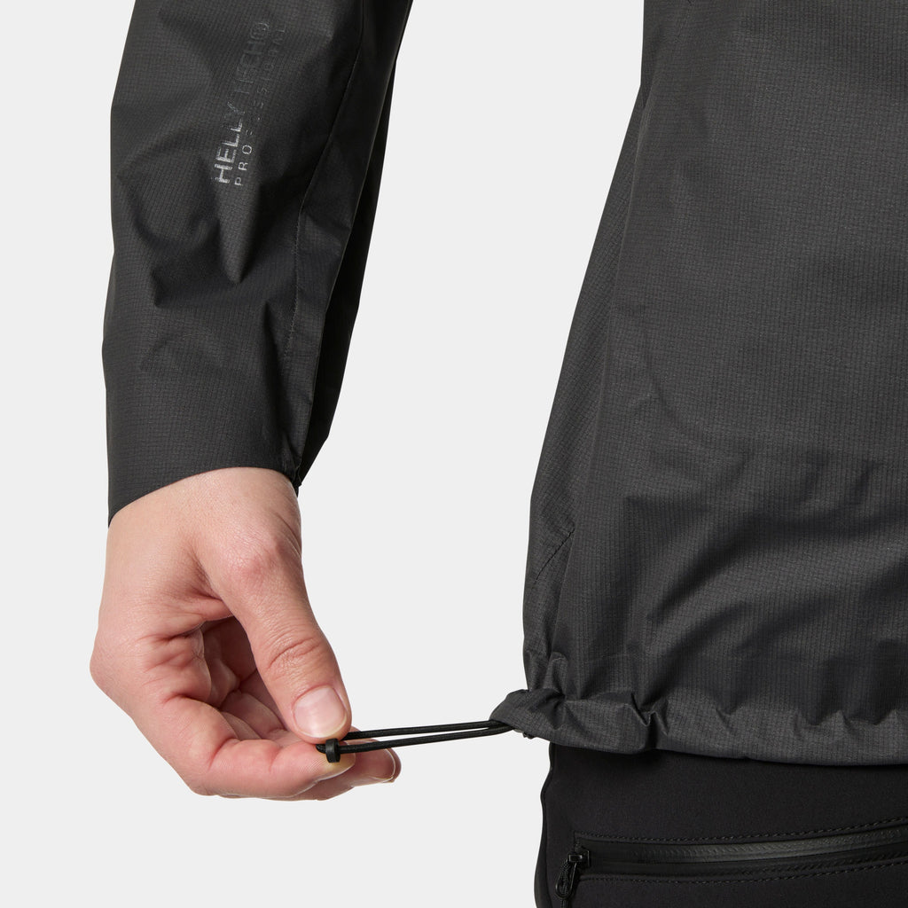 W ODIN INFINITY MINIMALIST JKT, EBONY, XL