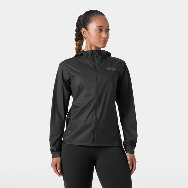 W TRAIL WINDBREAKER JKT, BLACK, L