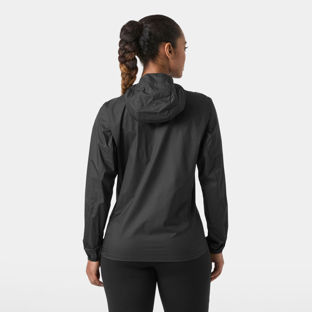 W TRAIL WINDBREAKER JKT, BLACK, L